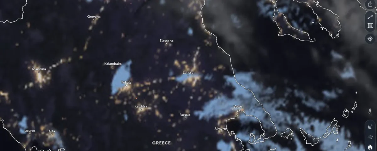 Δορυφορική εικόνα Λάρισα καιρός — 10–16 Απριλίου 2026